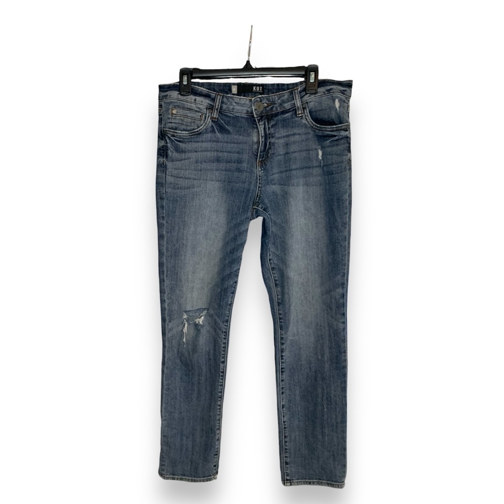 Kut from the Kloth Women’s Boyfriend Jeans - Medium Blue Wash